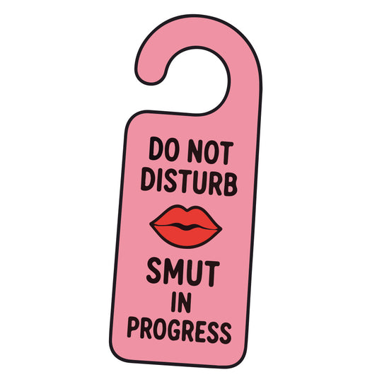 rose pink, coral red, lips, humorous, funny, sassy, cheeky, adult humor, do not disturb, beauty, makeup, cosmetics, modern, whimsical, novelty, statement, bold text, typography, contemporary, trendy, pop culture, gift worthy, home decor, wall art, conversation starter, tongue in cheek, bold graphics, illustrated