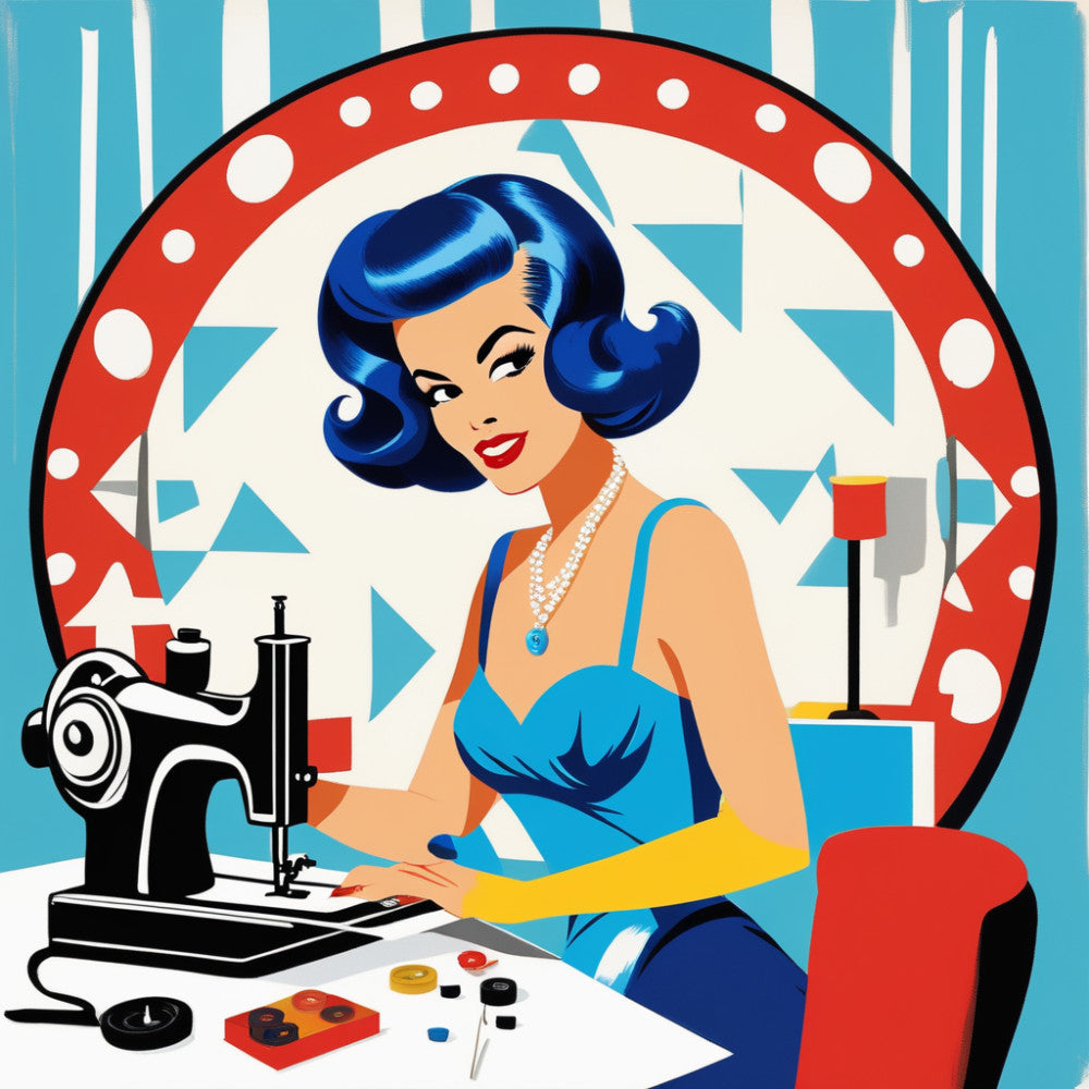 Pop Art Sewing Fabric Panel 31