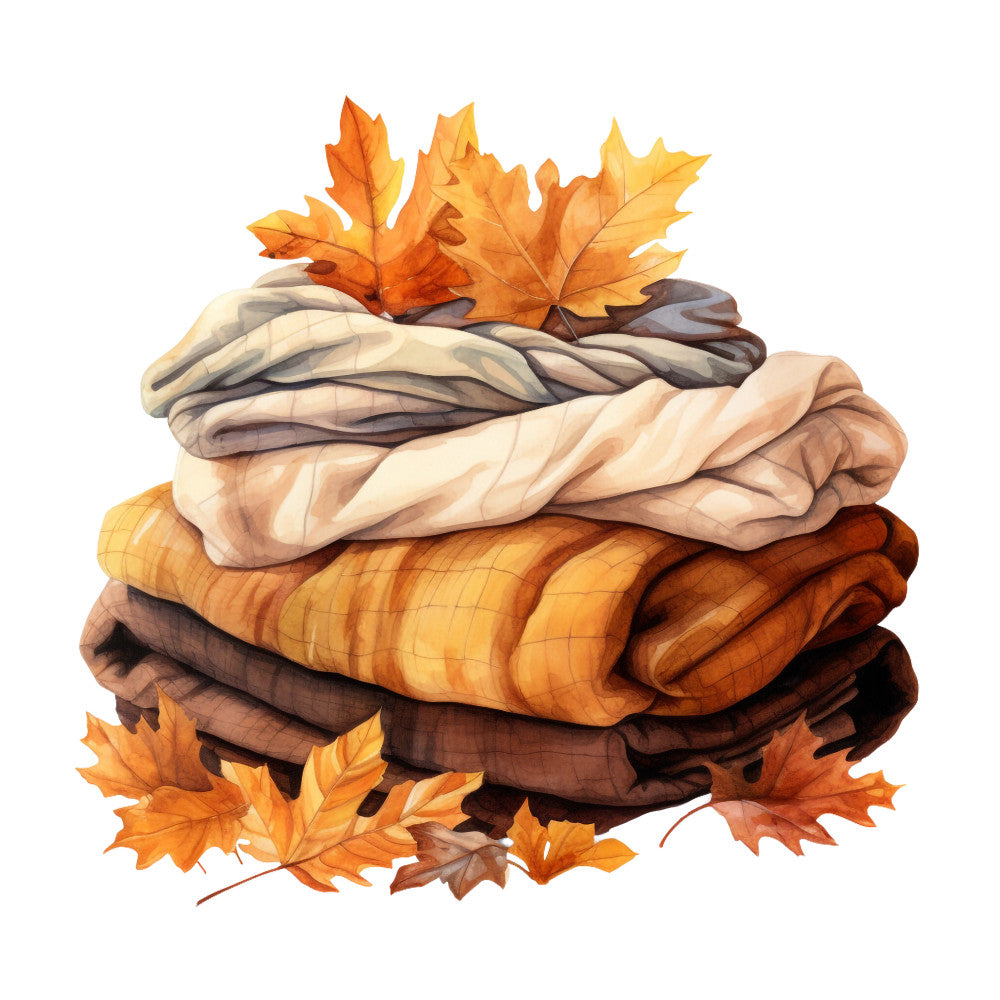 Cozy Autumn Fabric Panel 30