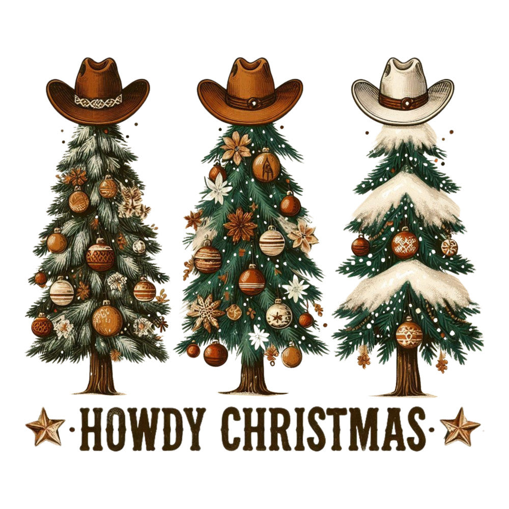 Howdy Christmas Fabric Panel 1