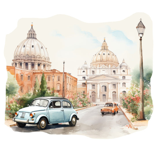 Welcome to Italy Fabric Panel 4