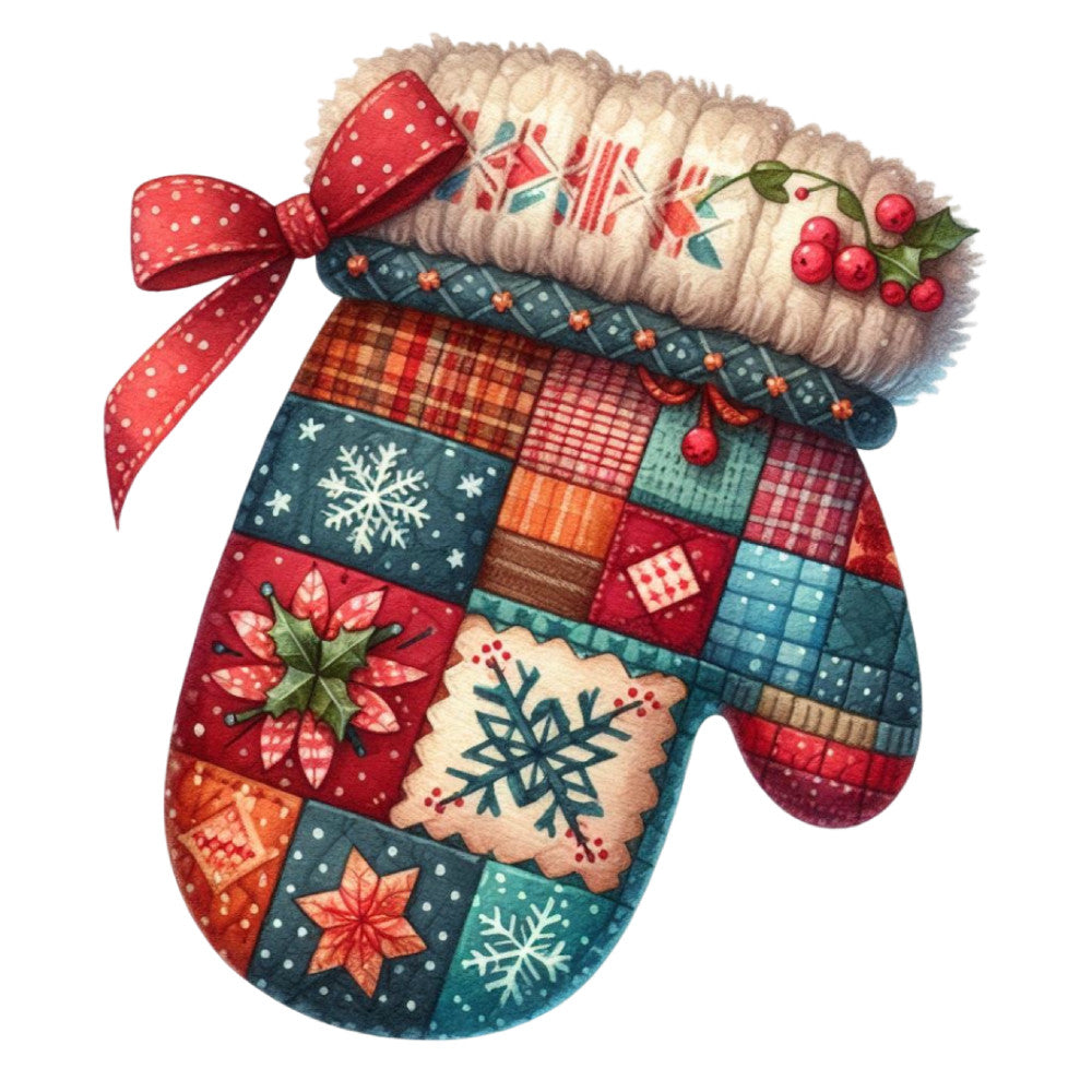 Patchwork Christmas Fabric Panel 3