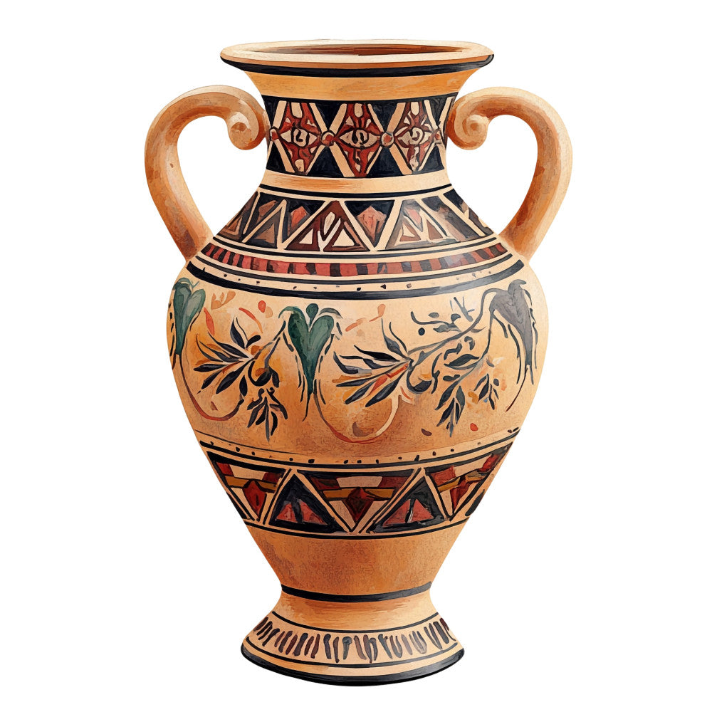 Ancient Greece Fabric Panel 29