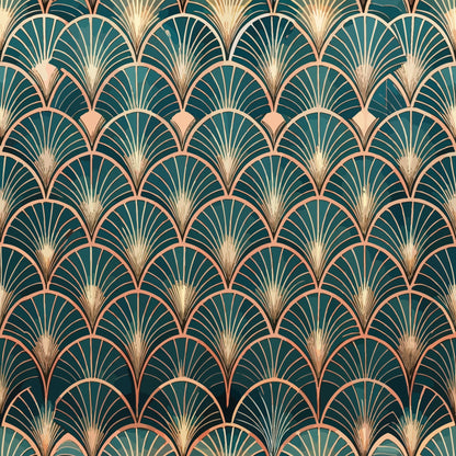 Art Deco Pattern 10 Quilting Cotton Fabric
