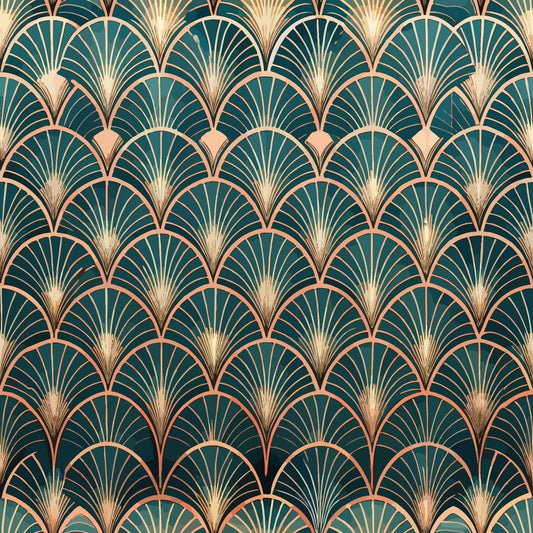 Art Deco Pattern 10 Quilting Cotton Fabric