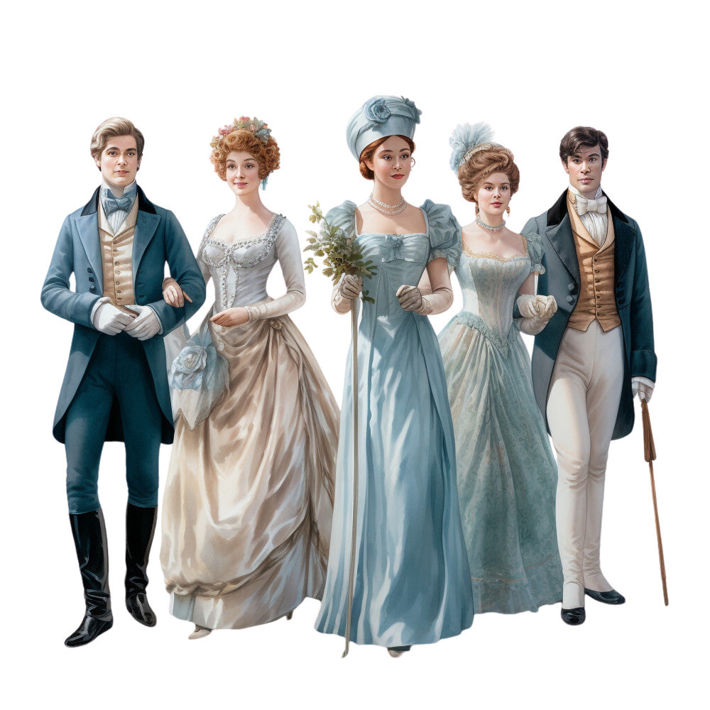 Regency Era Fabric Panel 56