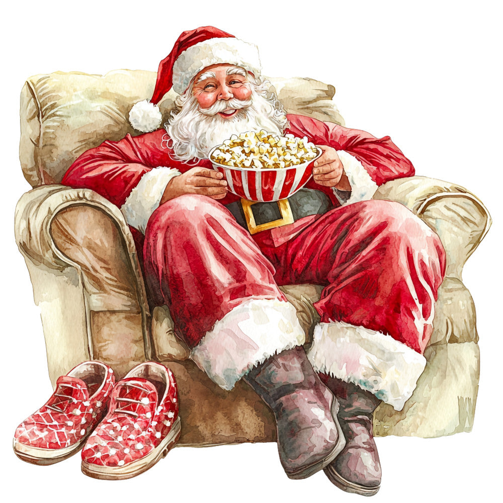 Santas Day Off Fabric Panel 6