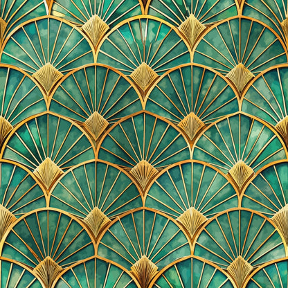 Art Deco Pattern 23 Quilting Cotton Fabric