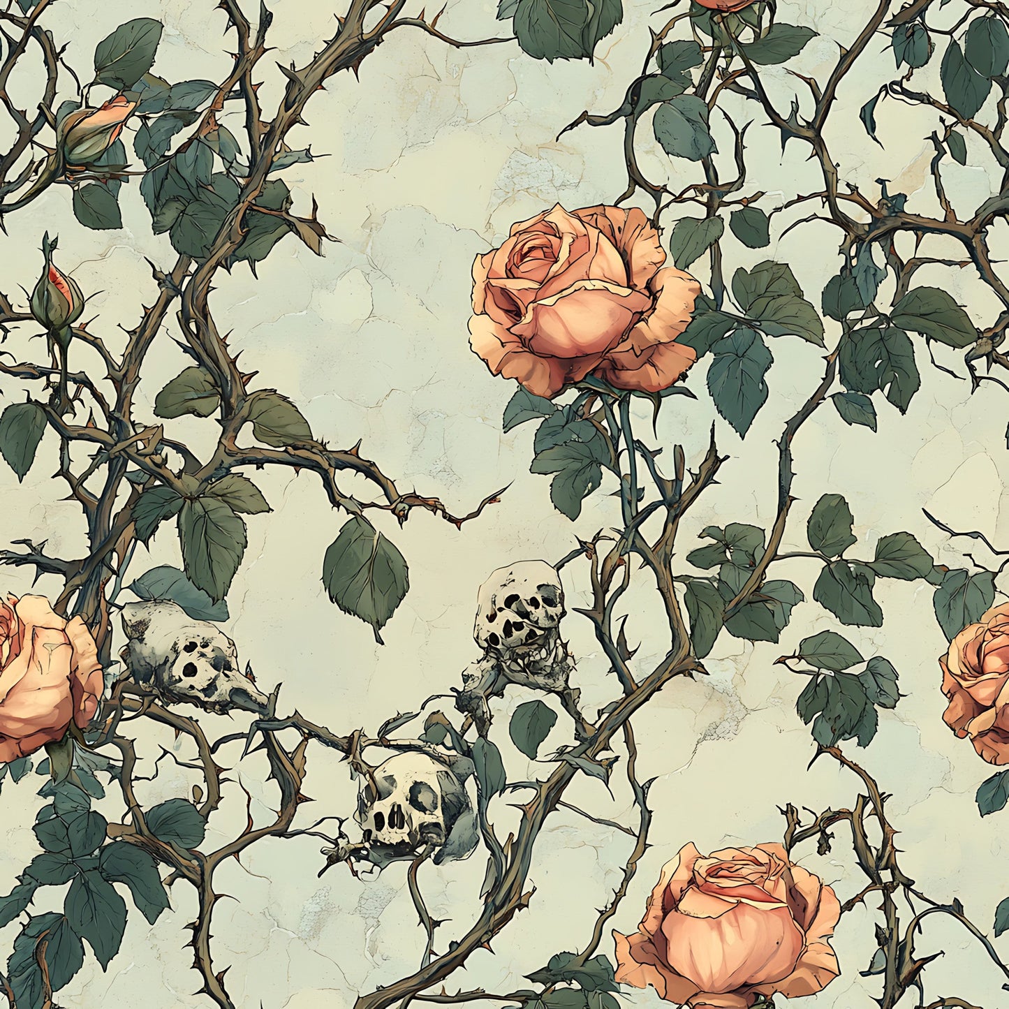 Bramble and Bone Pattern 19 Quilting Cotton Fabric