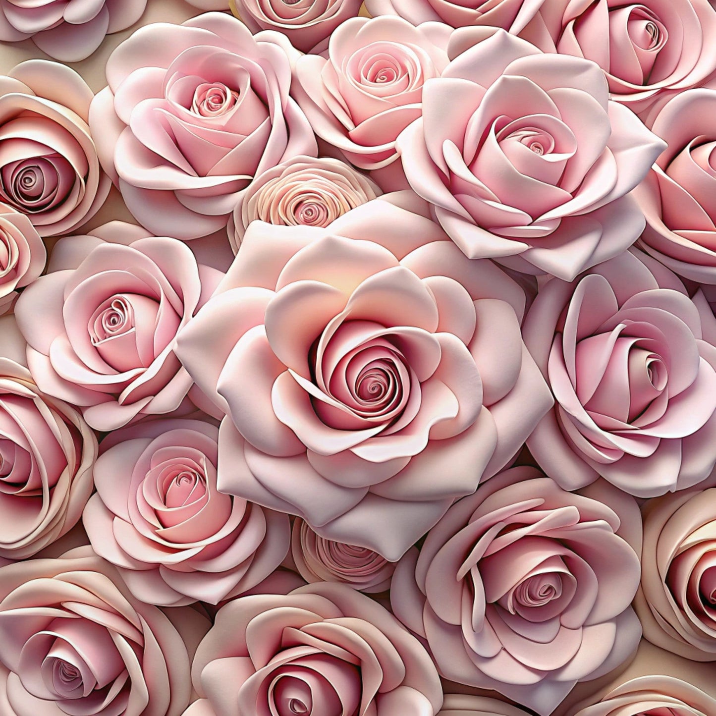 Realistic Flowers Pattern 14 Quilting Cotton Fabric