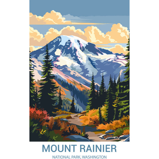 National Parks Posters Fabric Panel 30