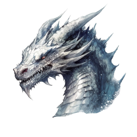 Gothic Dragons Fabric Panel 12