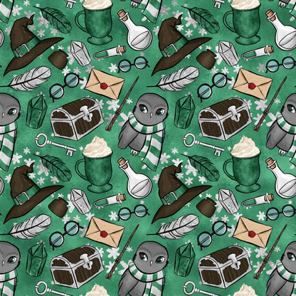 Owl Post Academy Pattern 31 Minky Fabric