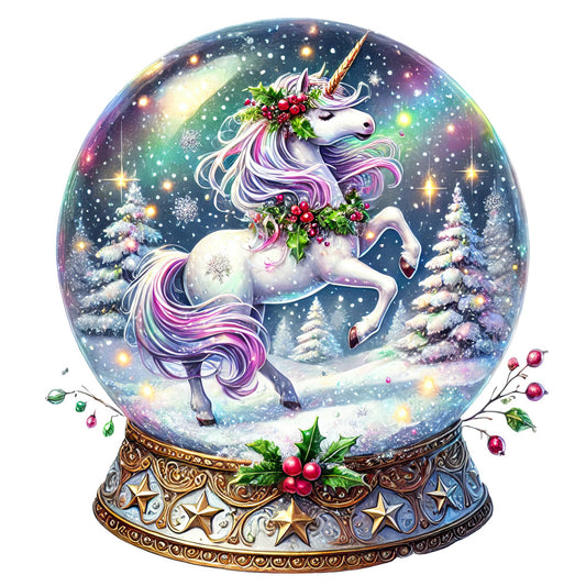 Christmas Snow Globes Fabric Panel 23