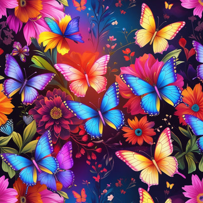 Luminous Wings Pattern 20 Minky Fabric
