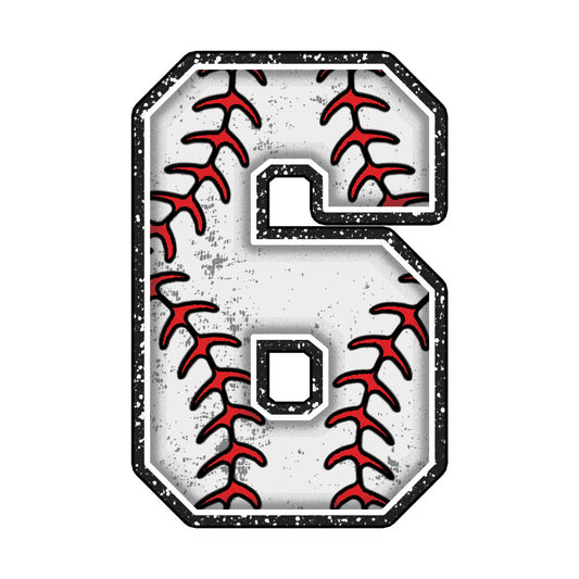 Baseball Alphabet Fabric Panel 7