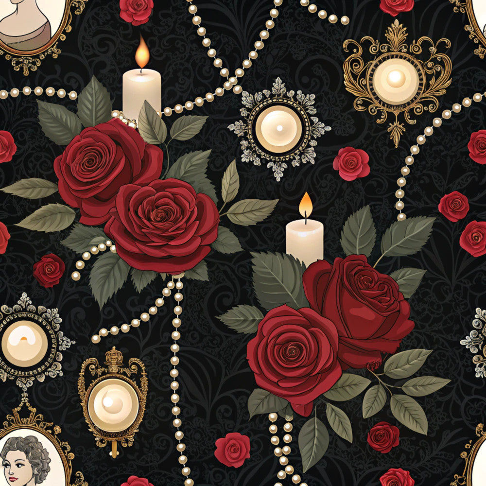 Velvet Rose Reverie Pattern 21 Minky Fabric