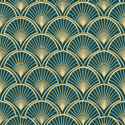 Art Deco Pattern 19 Quilting Cotton Fabric
