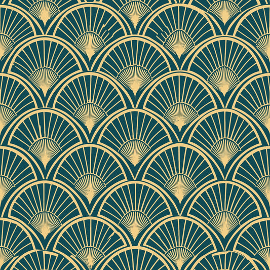 Art Deco Pattern 19 Quilting Cotton Fabric