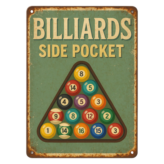 Billiards Signs Fabric Panel 11
