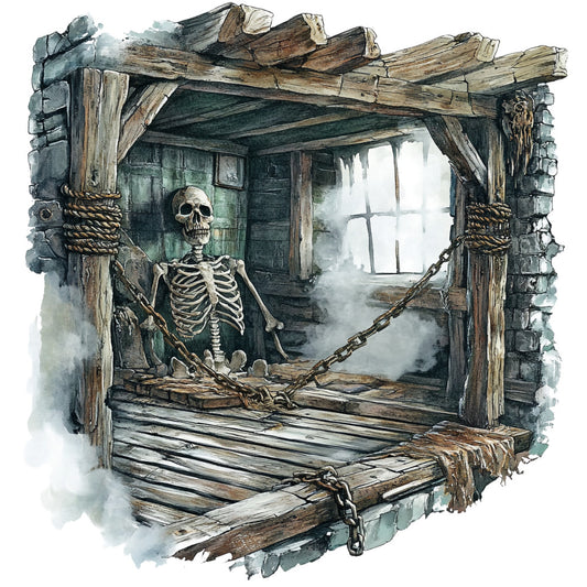 Haunted Ocean Fabric Panel 31