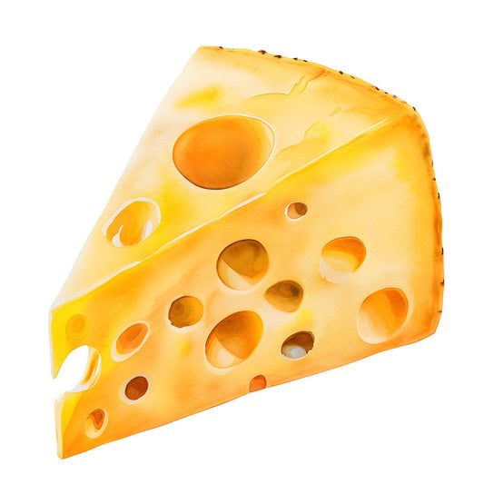 cheese yellow, golden yellow, butter yellow, cream, orange, food print, cheese wedge, swiss cheese, holes pattern, novelty print, whimsical, playful, kitchen, food themed, farmhouse, fun, quirky, bright, cheerful, culinary, cooking, appetizer, deli, market, cheese lover, food lover, gourmet, unique print, conversation print