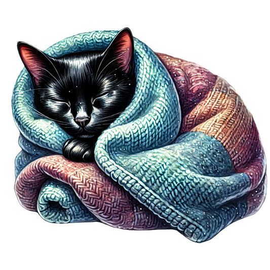 Lazy Cats Fabric Panel 13