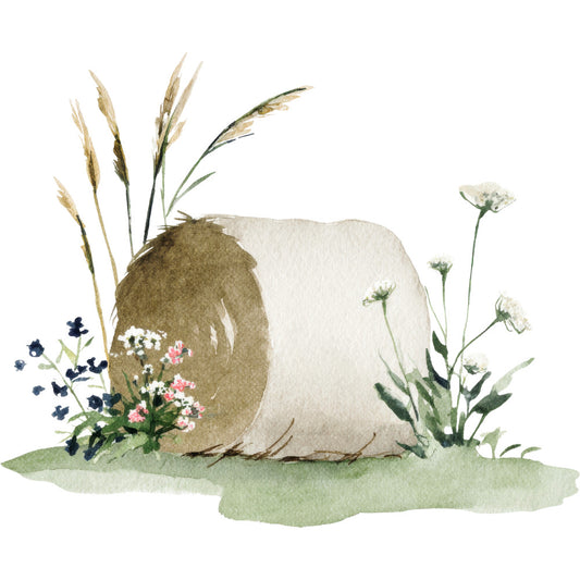 Watercolor Horses Fabric Panel 8