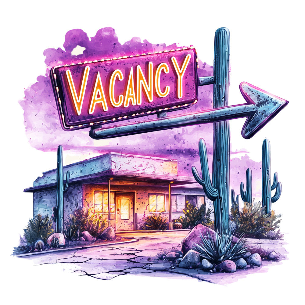 Route 66 Scene Fabric Panel 9