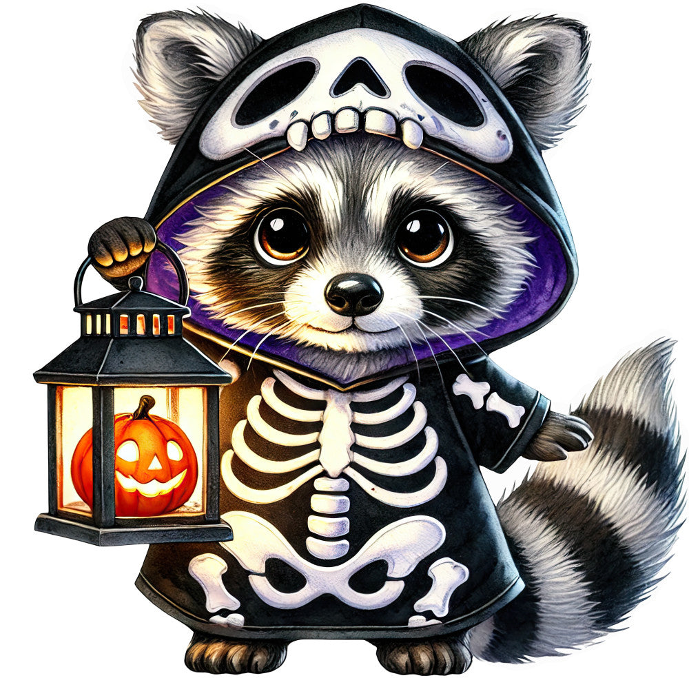 Halloween Wonder Animals Fabric Panel 52