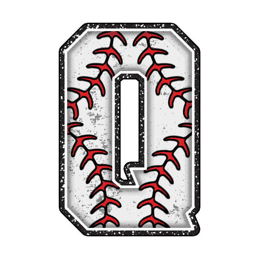 Baseball Alphabet Fabric Panel 27