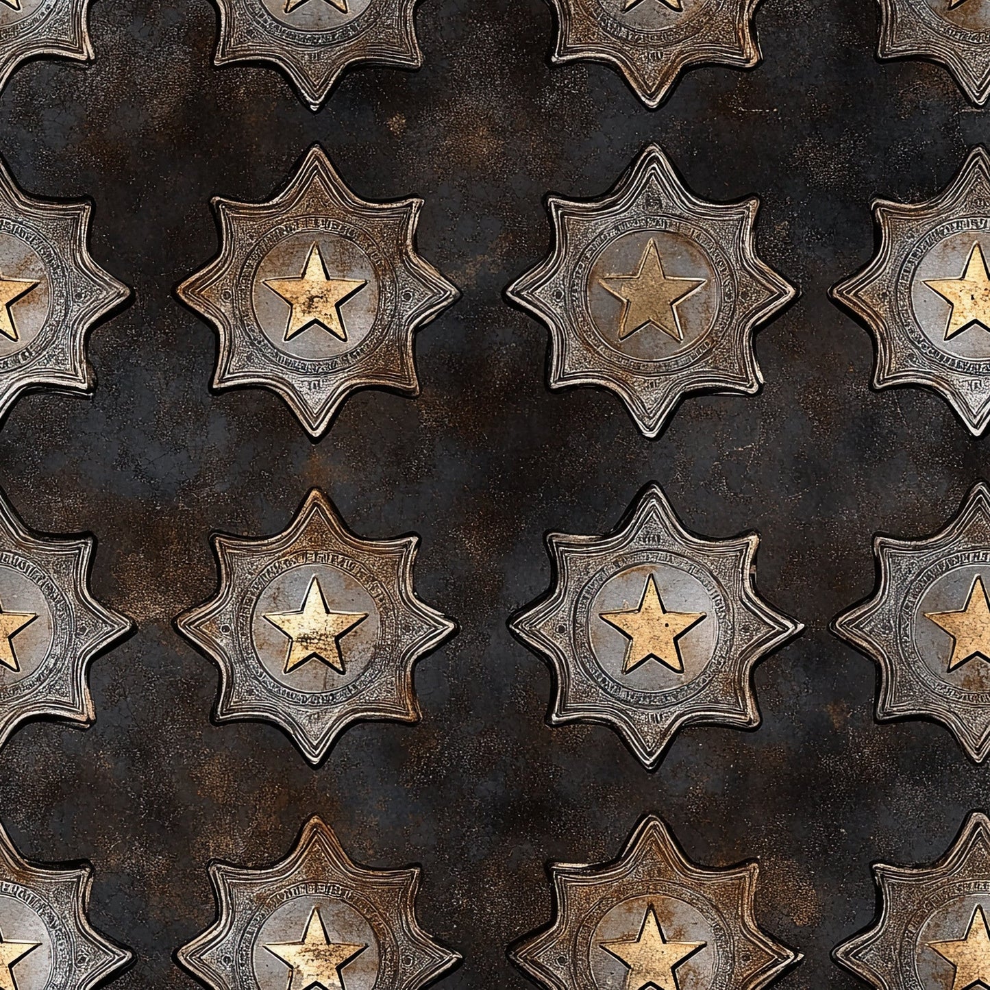 The Western Life Pattern 39 Quilting Cotton Fabric