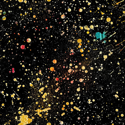 Midnight Confetti Pattern 3 Minky Fabric