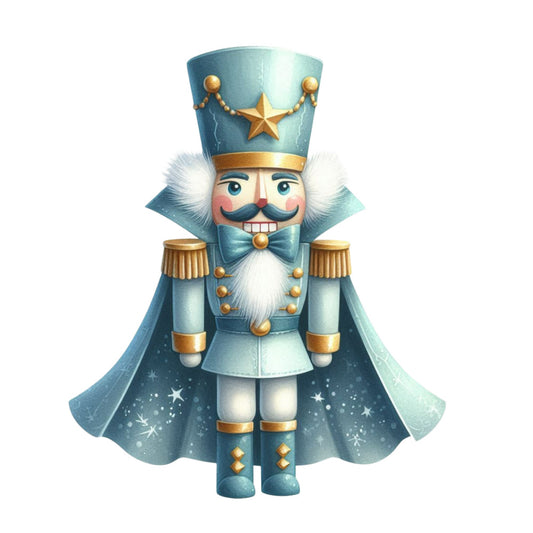 Christmas Nutcracker Scene Fabric Panel 16