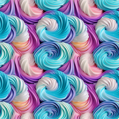 Yummy Frosting Pattern 3 Quilting Cotton Fabric