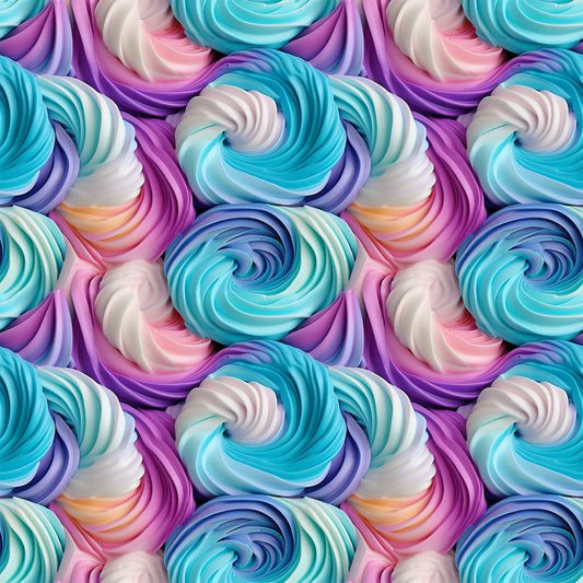 Yummy Frosting Pattern 3 Quilting Cotton Fabric