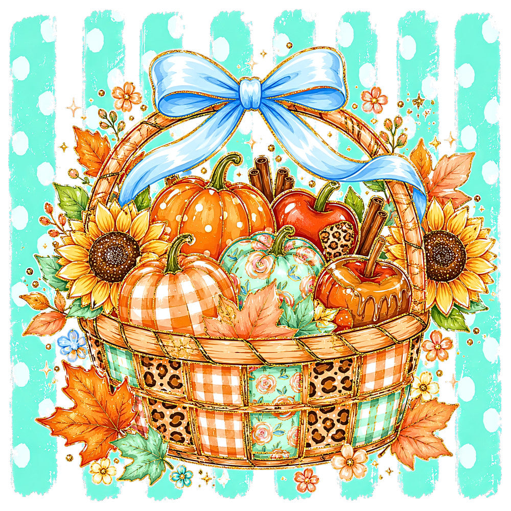 turquoise, white, orange, gold, blue, autumn, fall, harvest, thanksgiving, pumpkin, sunflower, apple, cinnamon stick, floral, leopard print, gingham, checkered, plaid, polka dot, bow, ribbon, basket, leaves, flowers, whimsical, farmhouse, rustic, nature, seasonal, decorative