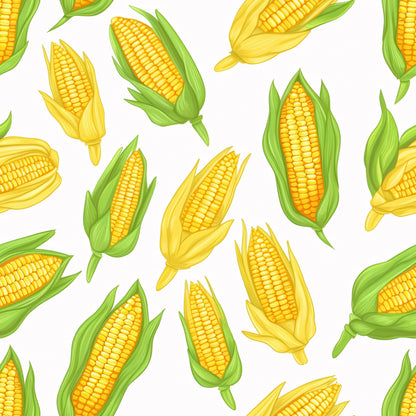 Golden Maize Pattern 27 Minky Fabric