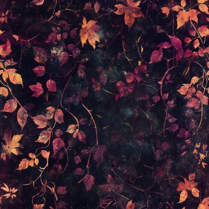 Midnight Harvest Garden Pattern 6 Minky Fabric