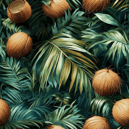 Palm Grove Pattern 6 Minky Fabric