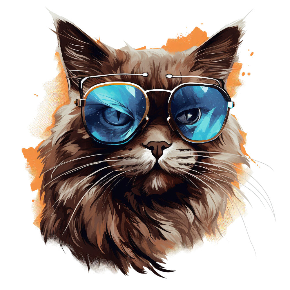 Cats with Sunglasses Fabric Panel 31