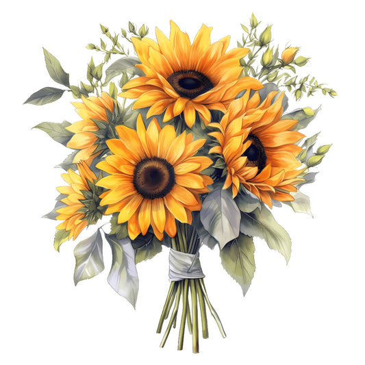 Summer Sunflowers Fabric Panel 7