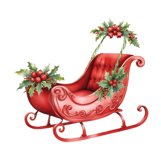 Christmas Element Fabric Panel 52