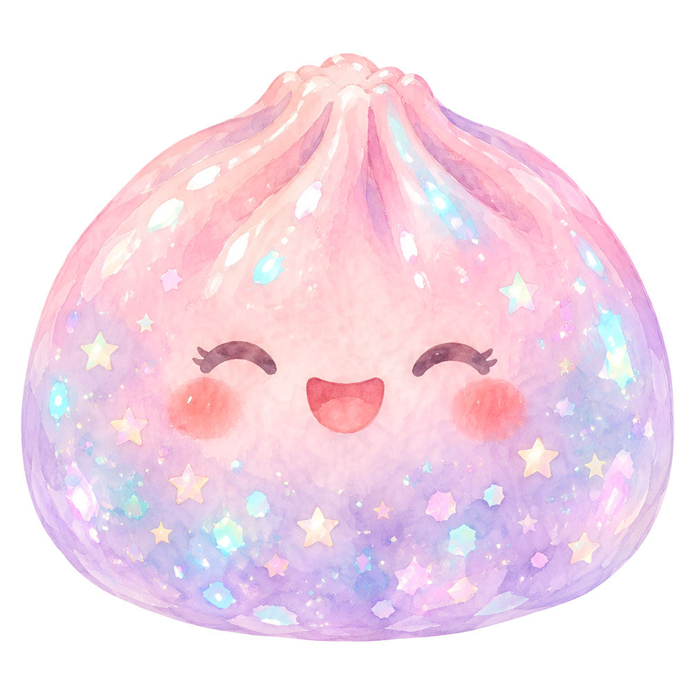 pastel pink, lavender purple, soft blue, pale yellow, blush, cute face, smiling character, stars, sparkles, gems, crystals, whimsical, kawaii, celestial, magical, dreamy, fantasy, iridescent, glittery, children's, nursery, baby, sweet, playful, cheerful, modern, girly, enchanted, starburst, happiness theme
