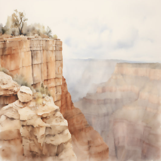 Grand Canyon Landscape Fabric Panel 8