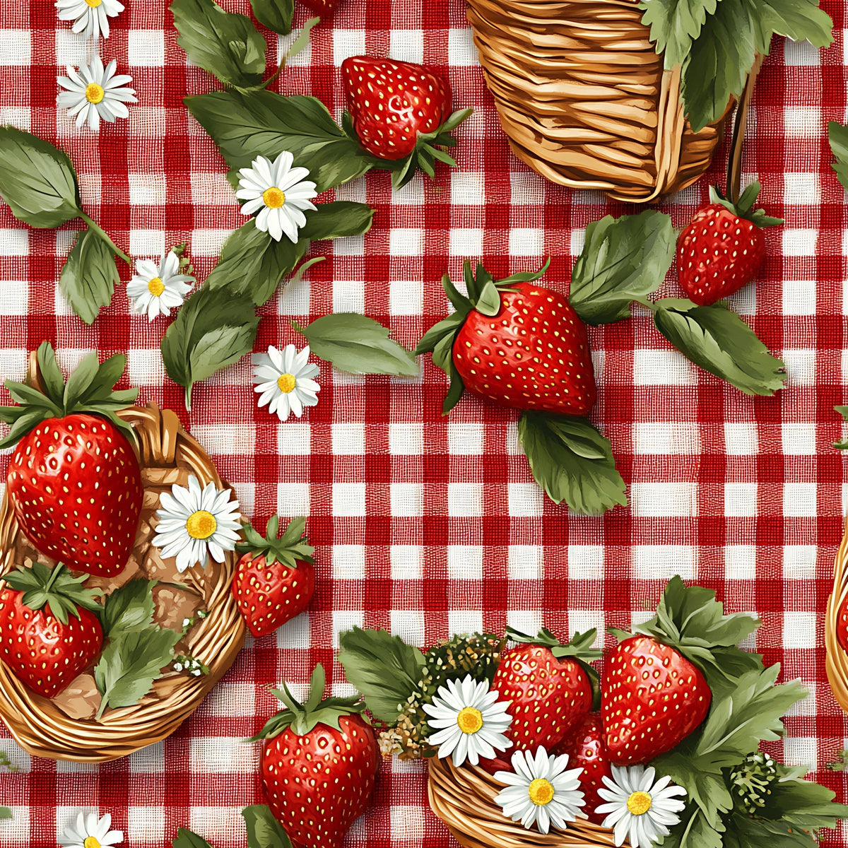 Berry Basket Charm Pattern 9 Minky Fabric