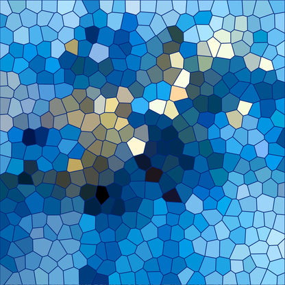 Stained Glass Dreams Pattern 5 Minky Fabric