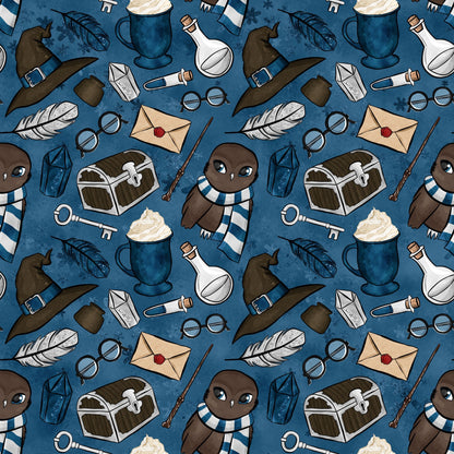 Owl Post Academy Pattern 46 Minky Fabric