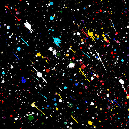 Midnight Confetti Pattern 13 Minky Fabric