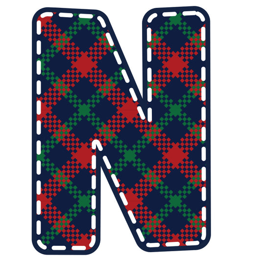 Christmas Alphabet Fabric Panel 26
